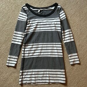 FP Movement by Free People Black and White Striped Top